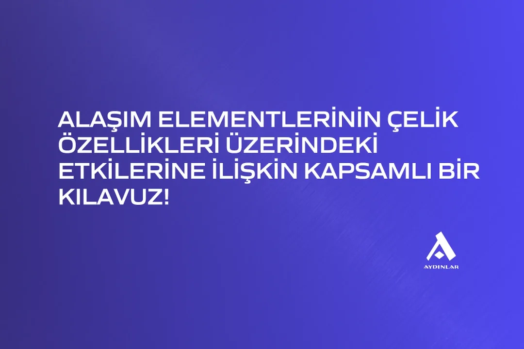 alaşım elementleri