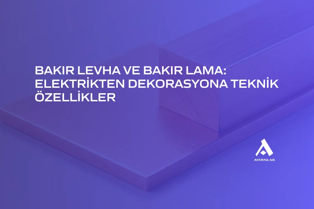 bakır levha ve bakır lama