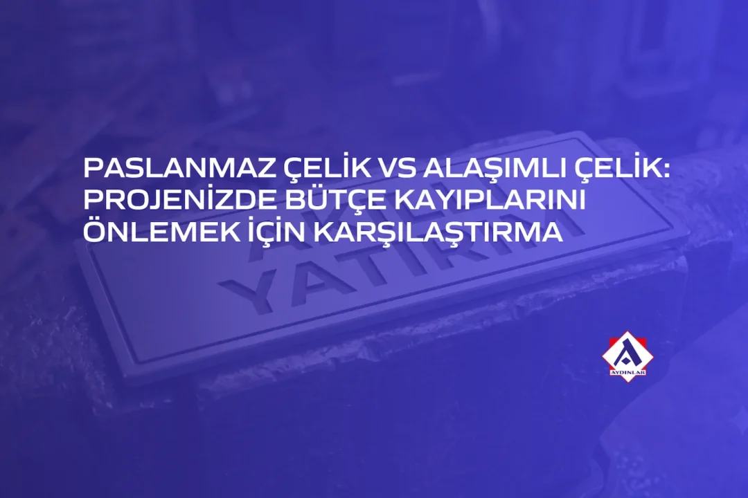 paslanmaz çelik vs alaşımlı çelik